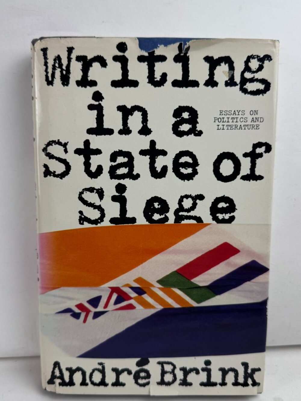 Writing in a State of Siege by André Brink Hardcover Essays Politics 067147751X